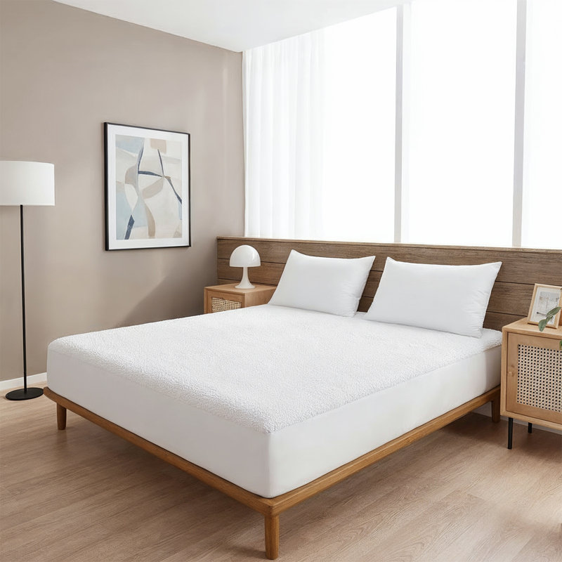 Soft Terry Mattress Protector - Breathable, Absorbent & Comfortable Bed Protection for Everyday Comfort, Single