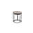 Nesting Tables | Brown Marble Top Nesting Coffee Table with Metal Frame-777122246-784444124