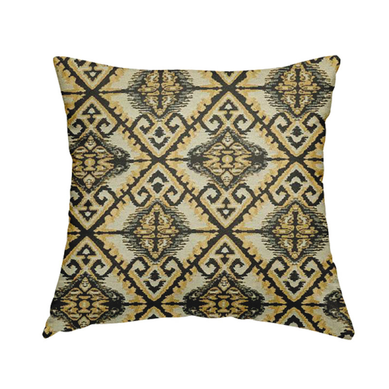 Briony Geometric Rectangular Cushion, Blue