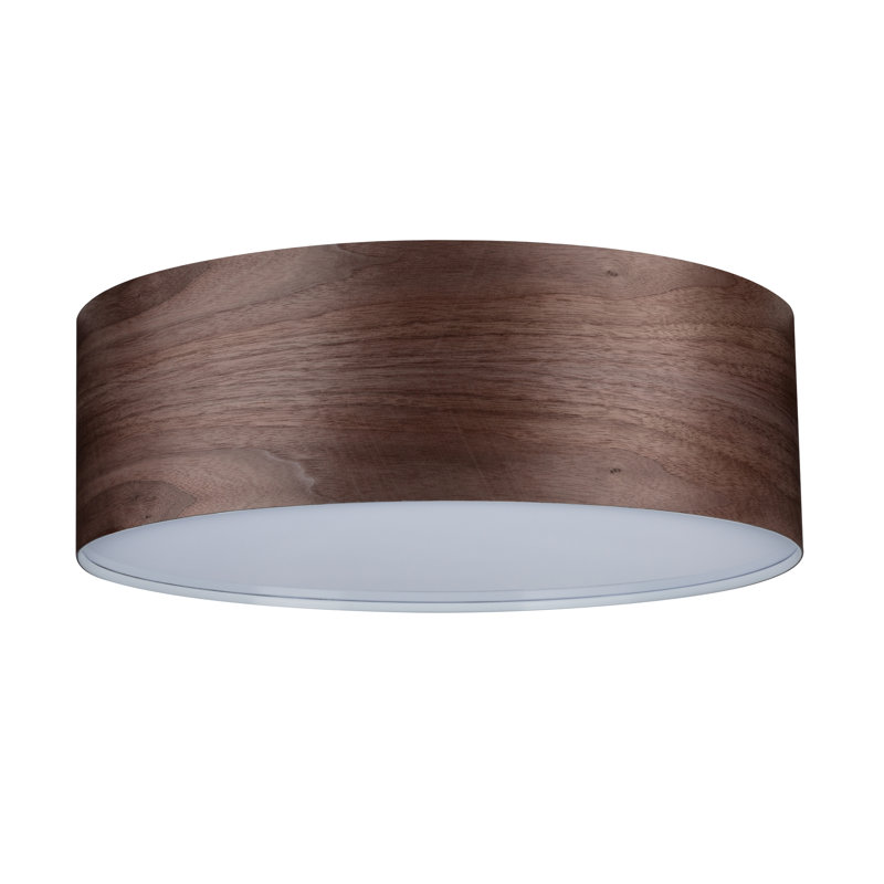 Tadashi Flush Mount, Dark Brown