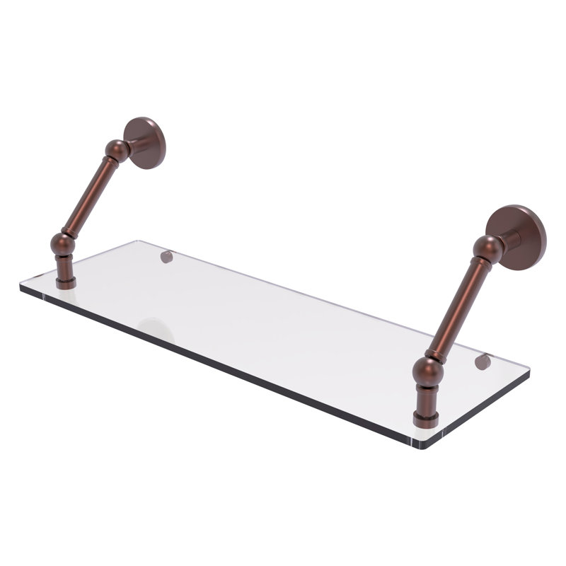 Tablette flottante Dalston, Cuivre antique, H 8 po x l 24 po x P 8 po