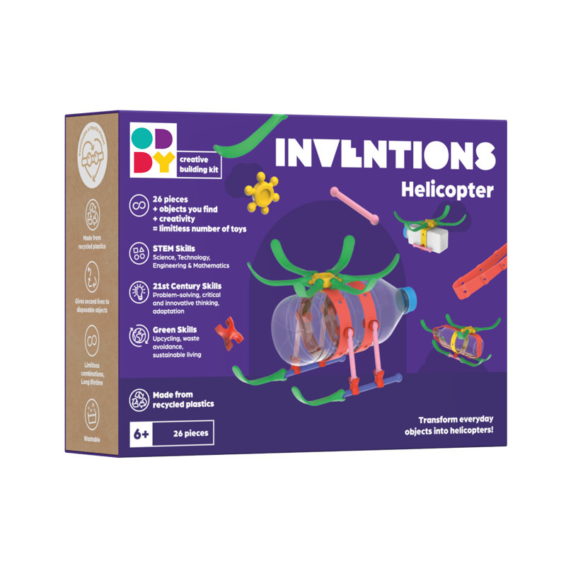 Kit de construction d'hélicoptère Oddy Inventions