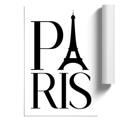 Paris - Frameless Print