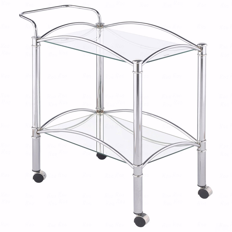 Chariot-bar 2 tablettes