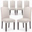 Chaise parsons capitonnée en lin rembourré-834381565-1032295278