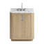 Corbin 30" Freestanding Single Bathroom Vanity with Carrara Marble Top