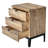 Earnhardt 17.7"W Reclaimed Wood Nightstand,Rustic Reclaimed Wood End Table (Set of 2)-446144620