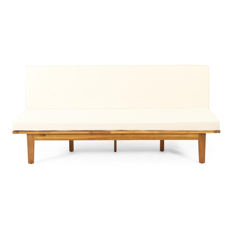 Outdoor solid wood daybed