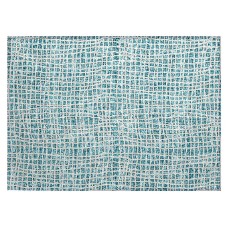  Finck Non-Slip Indoor / Outdoor Door Mat, Rectangle 1'8" x 2'6"
