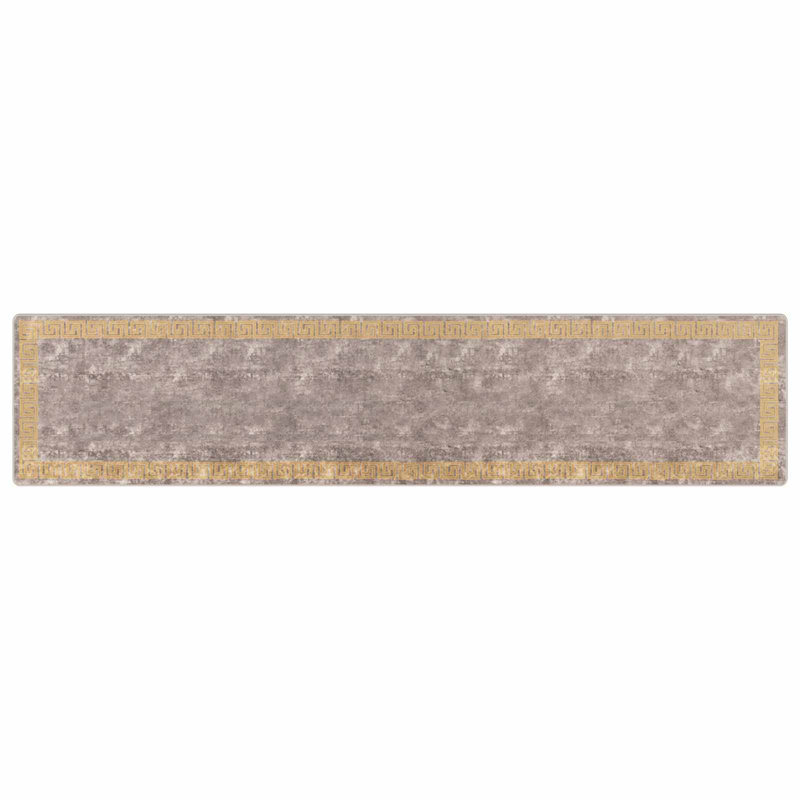 Area Rug, Grey, Runner 100cm x 450cm