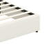 Structure de lit avec tête de lit capitonnée en velours et 52 po de hauteur, ports USB et tablette, lit plateforme à oreilles-1479440791-1479440789