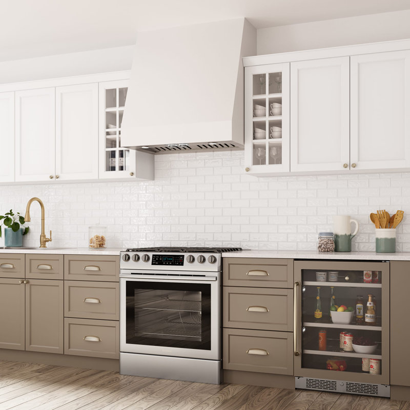 90 - 600 CFM 36 Inch Wide Range Hood Insert