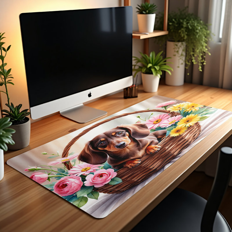Polyester Desk Pad, 23.6x13.8