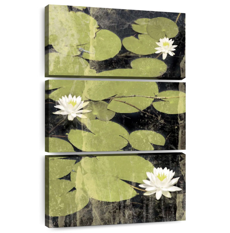 Harnek Pond Blossoms, 32" H x 20" W