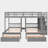 Full Over Twin & Twin Bunk Bed-42597604