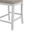 Table de salle à manger pliable à rallonge avec espace de rangement, table de salle à manger pour 4 personnes avec 4 chaises, convenant aux petits restaurants et aux salons, peu encombrante, en bois massif