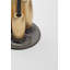 Salar Decorative Ceramic Candleholder With Gold Leaf Solid Wood Plynths By Andean, In Stock-692180801