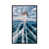 Toile blanche encadrée