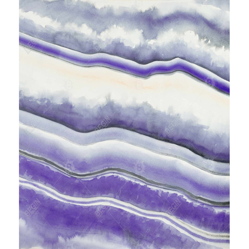 Purple Geode Abstract Duvet Cover - Stylish Home Decor