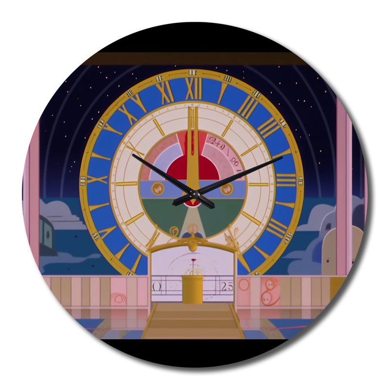 Horloge murale géométrique, Grand