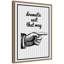 Dramatic Exit by Megan Ryan Framed Canvas Wall Art Print