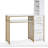 Trea 42.5'' Vanity Makeup Desk with Open Shelves and Drawers, Manicure Desk with Metal Frame