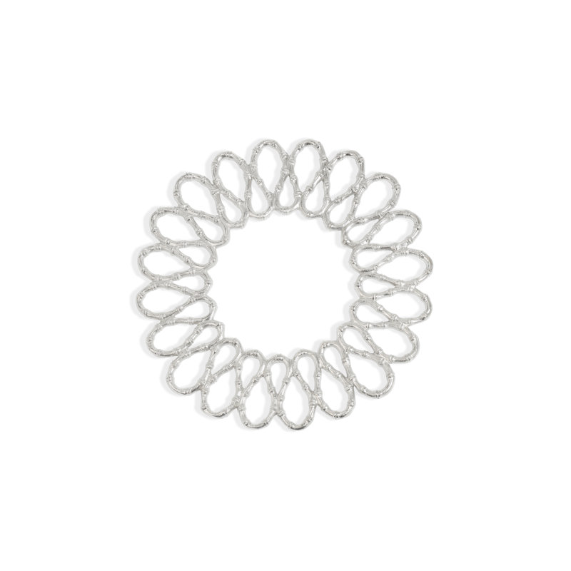 Plat de service argenté, Argent argent