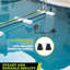 Jeu de volleyball de piscine Backyard Hero, filet flottant 120 po 2 en 1, avec ballon de volleyball Glow-in-The-Dark