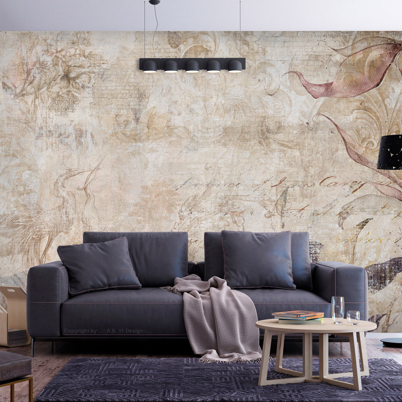 Stansky Peel & Stick Abstract Wall Mural, 124" L x 173.6" W