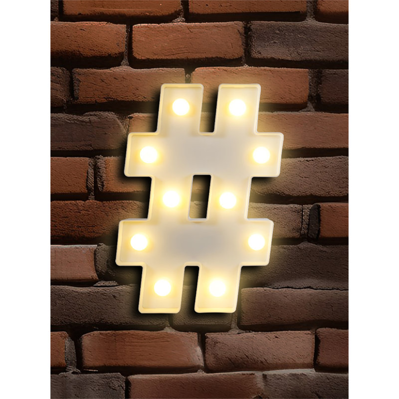 Roshuan 22.5 cm H LED Sign