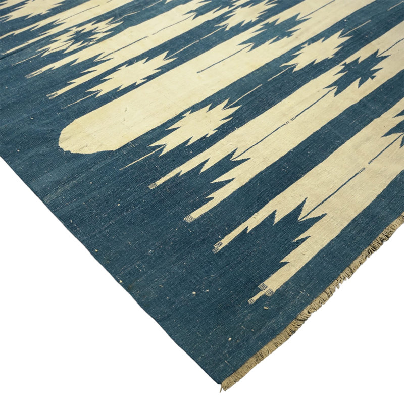 Dhurrie Hand Woven Wool Area Rug