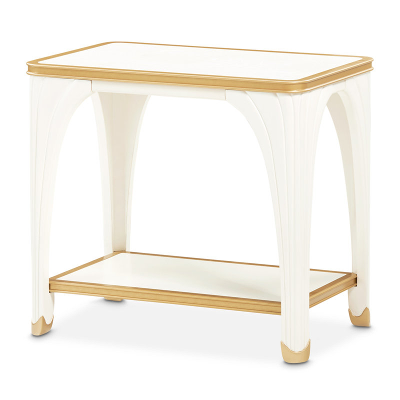La Terrazza End Table, Cream
