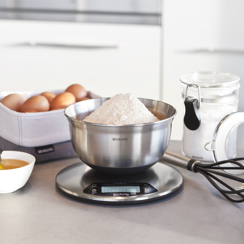 Brabantia Profile Digital Kitchen Scales with Timer