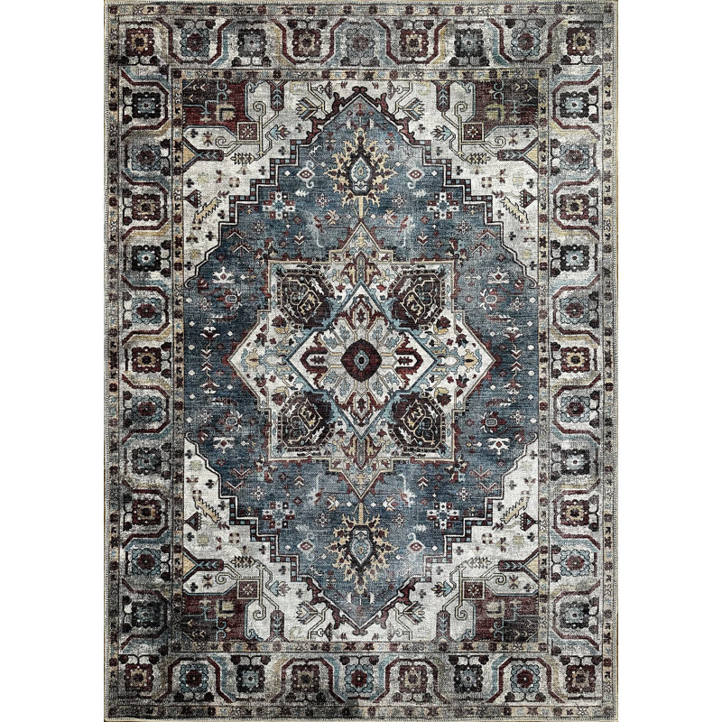 Geometric Cotton and Chenille Flatweave Area Rug, 200 x 300 cm