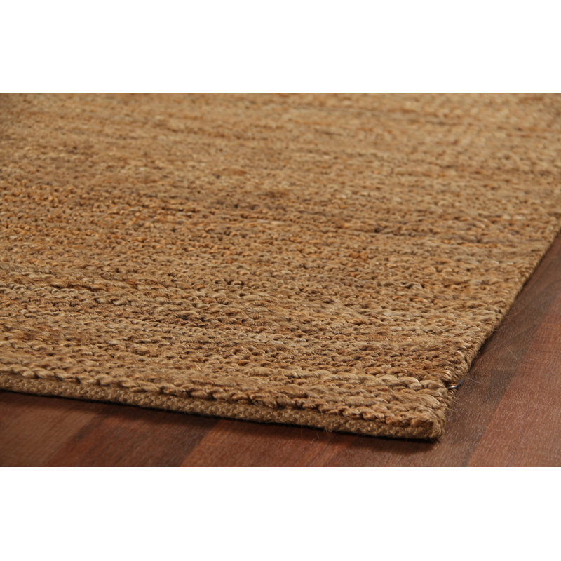 Jute flatweave Jute Beige Area Rug
