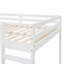 Lit mezzanine blanc avec glissade - Fabriqué pour durer