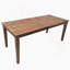Ensemble de salle à manger 7 pièces pour l'extérieur, table en bois avec 6 chaises pour la pelouse, la cour, la terrasse du jardin, au bord de la piscine-1076329439