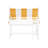 Twin Size Loft Bed with Canopy, LED Lights & Book Shelf – Solid Wood Kids Loft, White-49550059-49550058