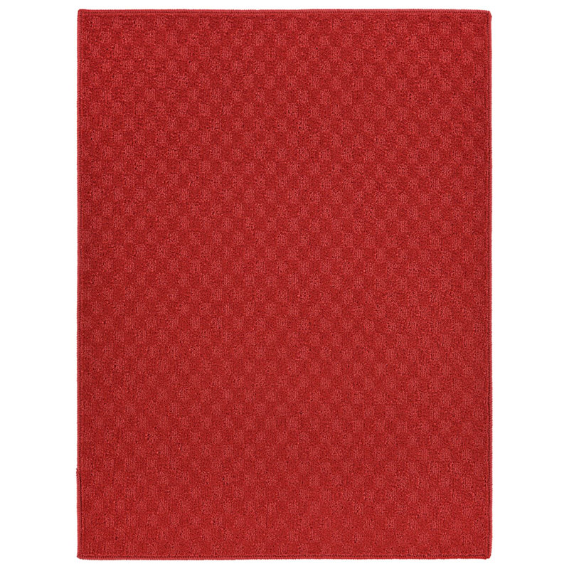 Tapis rouge touffeté Esther, Rectangle 9 pi x 12 pi