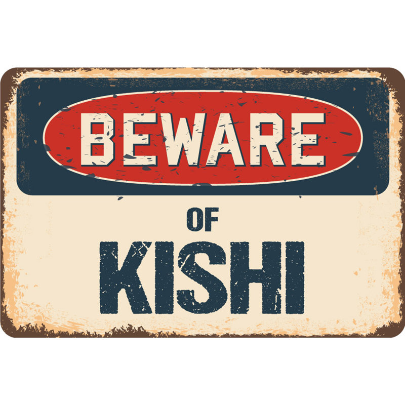 Méfiez-vous des signes de kishis, H 5 po x l 7 po x P 0,1 po