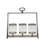 15.5'' H Metal Tabletop Candelabra