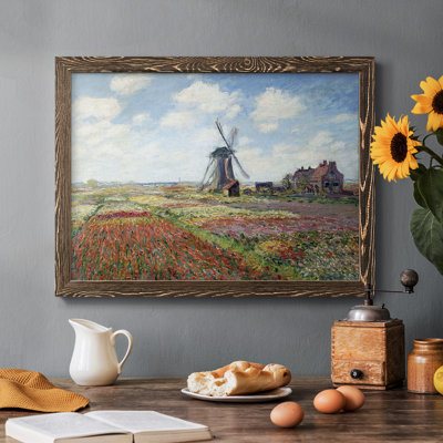 «Tulipes of Holland», peinture sur toile encadrée