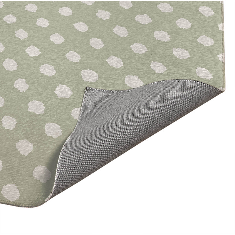 Tapis de bureau léger Grunge Dot, L 3 pi x L 2 pi, Vert clair