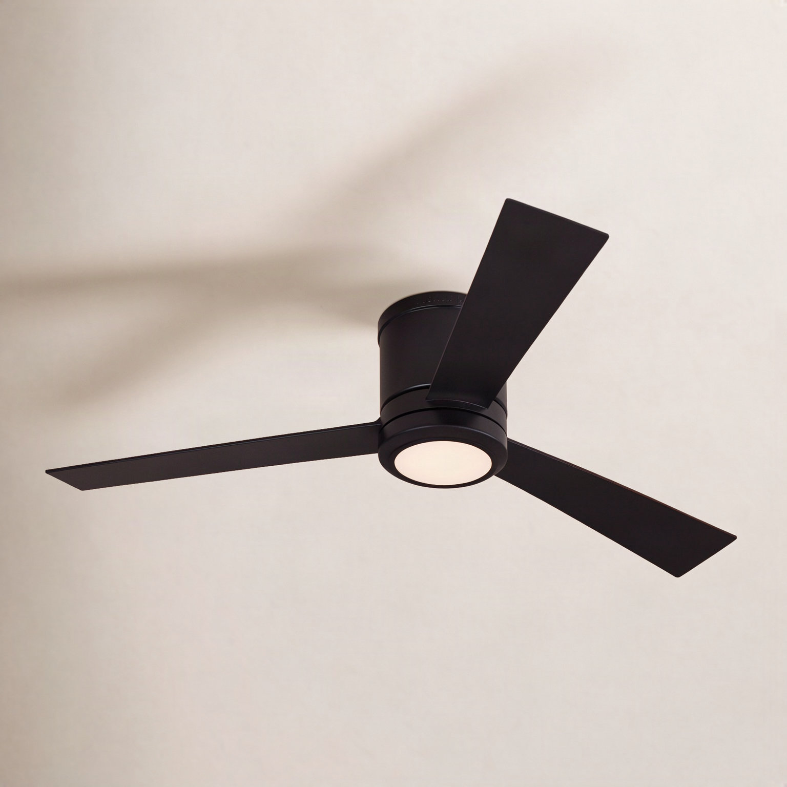 Rodrick Ceiling Fan with LED Light Kit, 52", Midnight Black