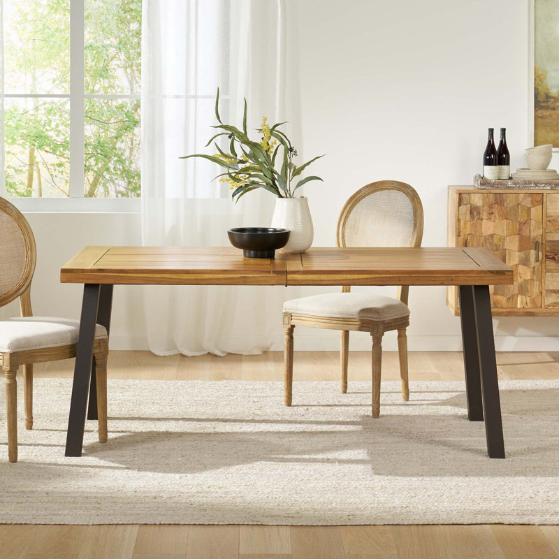 Anes Metal Top Dining Table