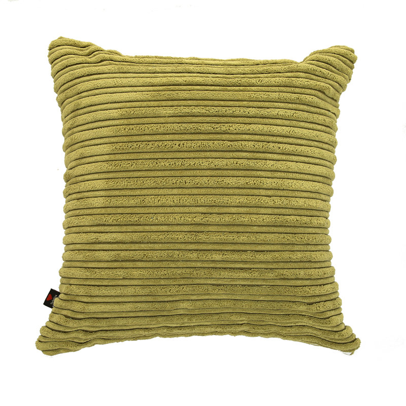 Moorebank Square Throw Cushion, Lime, 43 x 43cm