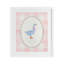 Oie sur toile écossaise rose pâle, reproduction sous verre, design par The Paper Curator-641221897-641221898