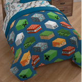 Minecraft Isometric Characters Single Reversible Comforter