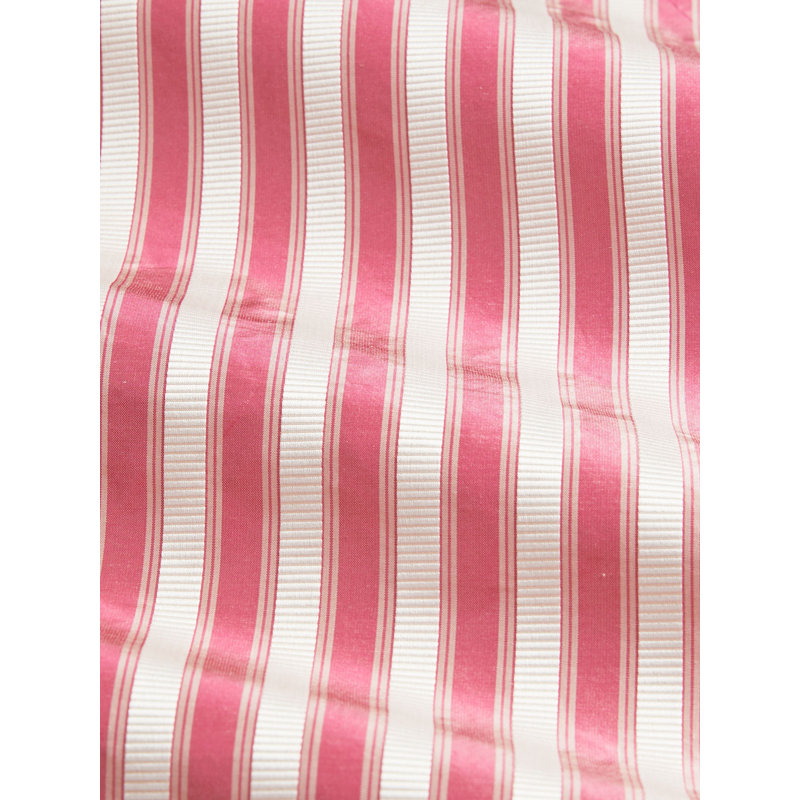 SHIRRED STRIPE, Wild Rose
