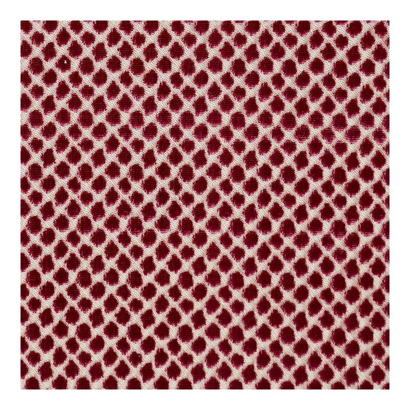 Modern Nature Etosha Velvet Fabric, Framboise